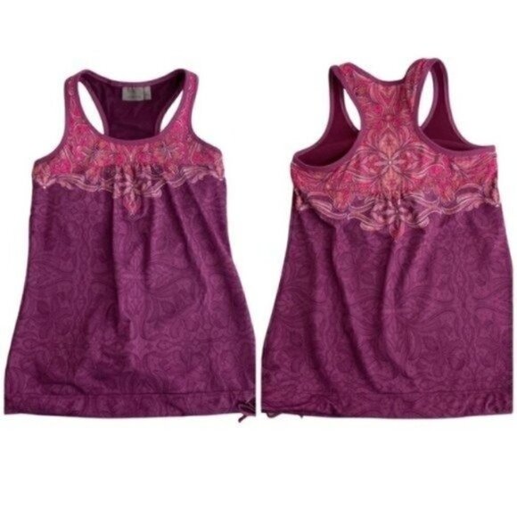 ATHLETA Tinker Tank cinch waist tank top XS Style #413912 Printed TINKERRASP - Picture 3 of 8